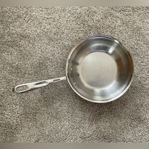 Stainless Steel Fry Pan - Silver